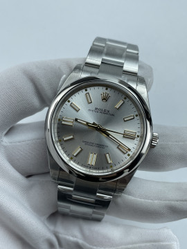 (준비완료/특급배송)NO.3598/VS공장 롤렉스 오이스터퍼페츄얼 실버 다이얼 41미리